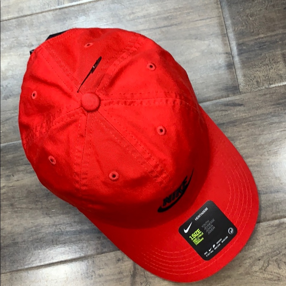 NIKE CAP HERITAGE86 youth 1 size red/black - Picture 6 of 16
